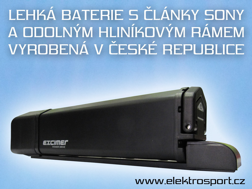 česká baterie pro elektrokolo