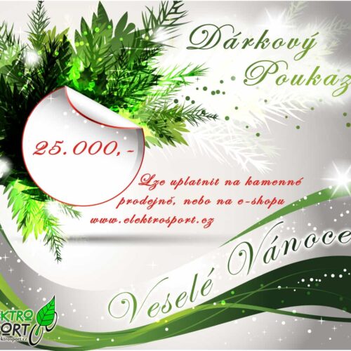 dárkový poukaz na elektrokolo