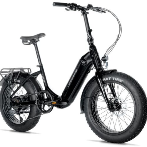 111-3.jpg E-BIKE 20" CODY-2, FOLDING BIKE, BLACK SHINY (REAR MOTOR)