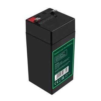 Green Cell 4V 4Ah VRLA AGM battery for alarms, cash registers, and toys.
