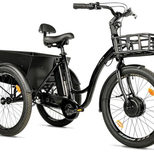 black_1.jpg CARGO - TRICYCLE LOVELO, FRONT MOTOR, BLACK SHINY